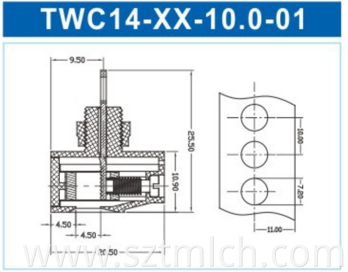 Through-wall Terminal